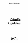 Colección legislativa año 1974