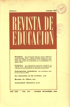 Revista de educación nº 157