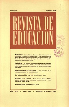 Revista de educación nº 156