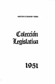 Colección legislativa año 1951