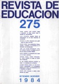 Revista de educación nº 275