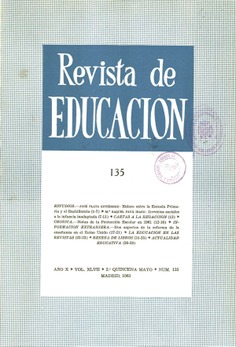 Revista de educación nº 135