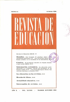 Revista de educación nº 138