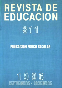 Revista de educación nº 311. Educación física escolar