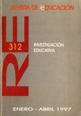 Revista de educación nº 312. Investigación educativa