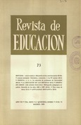 Revista de educación nº 73