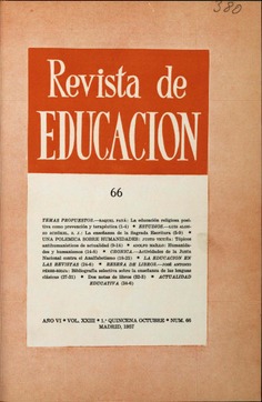 Revista de educación nº 66
