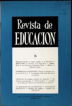 Revista de educación nº 15
