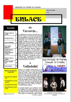 Enlace nº 67. Boletín informativo de la Consejería de Educación en Polonia