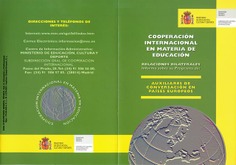 Cooperación internacional en materia de educación. Relaciones multilaterales. Auxiliares de conversación en países europeos