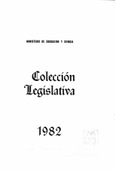 Colección legislativa año 1982