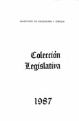 Colección legislativa año 1987