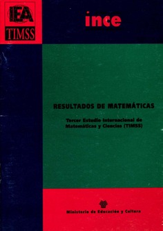 Resultados de matemáticas. Tercer Estudio Internacional de Matemáticas y Ciencias (TIMSS)