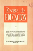 Revista de educación nº 79