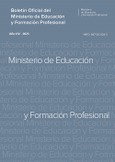Boletín Oficial del Ministerio de Educación y Formación Profesional año 2021. Actos Administrativos. Números del 1 al 4