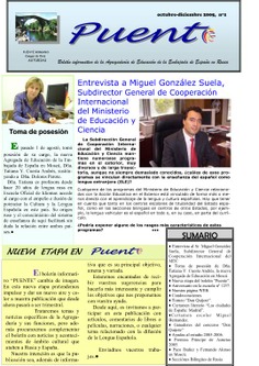 Puente nº 1. Boletín informativo de la Agregaduría de Educación de la Embajada de España en Rusia