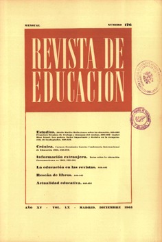 Revista de educación nº 176 Revista de educación nº 176