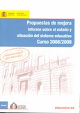 Informe sobre el estado y situación del sistema educativo. Curso 2008-2009