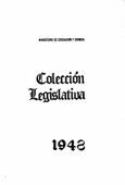 Colección legislativa años 1948-1949