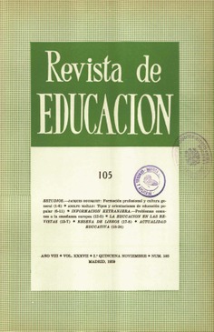 Revista de educación nº 105