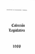 Colección legislativa año 1988
