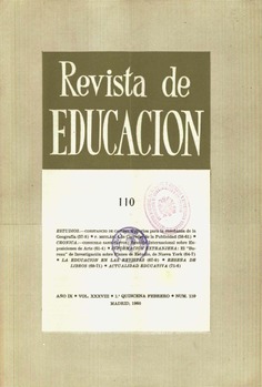 Revista de educación nº 110