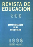 Revista de educación nº 309. Transversalidad en el curriculum