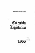 Colección legislativa año 1966