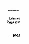 Colección legislativa año 1965