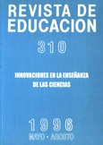 Revista de educación nº 310. Innovación en la enseñanza de las ciencias
