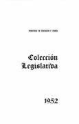 Colección legislativa año 1952