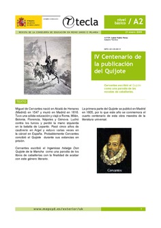 Tecla. Revista de la Consejería de Educación en Reino Unido e Irlanda. 21 enero 2005 Tecla. Revista de la Consejería de Educación en Reino Unido e Irlanda. 21 enero 2005