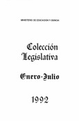 Colección legislativa año 1992