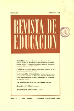 Revista de educación nº 140