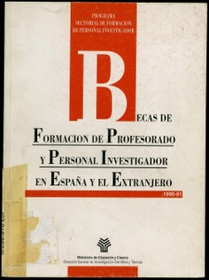 Becas de formación de profesorado y personal investigador en España y el extranjero