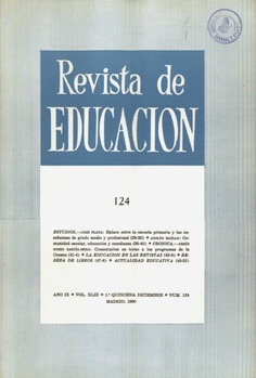 Revista de educación nº 124