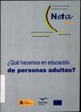 ¿Qué hacemos en educación de personas adultas?