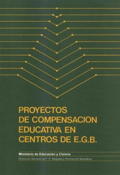 Proyectos de compensación educativa en centros de EGB