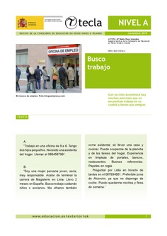 Tecla. Revista de la Consejería de Educación en Reino Unido e Irlanda. Noviembre 2010 Tecla. Revista de la Consejería de Educación en Reino Unido e Irlanda. Noviembre 2010