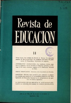 Revista de educación nº 11