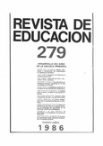 Revista de educación nº 279. Desarrollo del niño en la escuela primaria