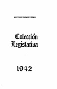 Colección legislativa años 1942-1943