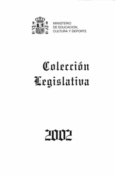 Colección legislativa año 2002