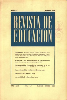 Revista de educación nº 159