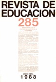 Revista de educación nº 285. Profesionalidad y profesionalización de la enseñanza