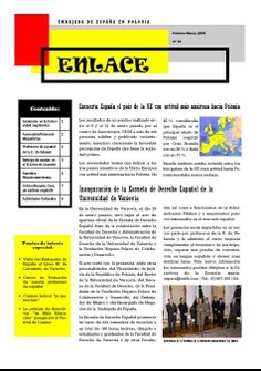 Enlace nº 56. Boletín informativo de la Consejería de Educación en Polonia