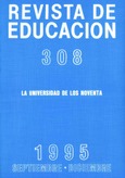 Revista de educación nº 308. La universidad de los noventa