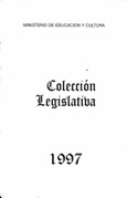 Colección legislativa año 1997