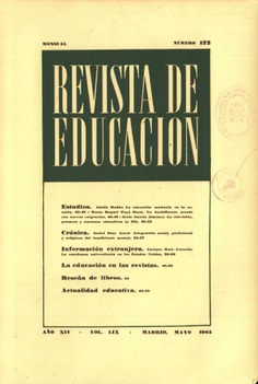 Revista de educación nº 172