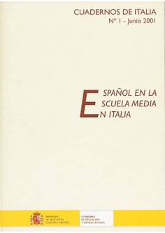 Cuadernos de Italia nº 1. Español en la escuela media en Italia